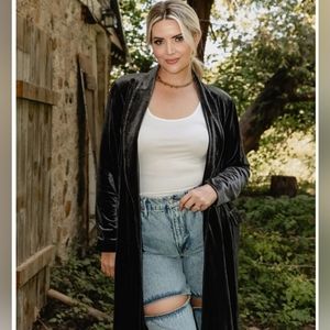 NWT Smash + Tess Velvet Duster